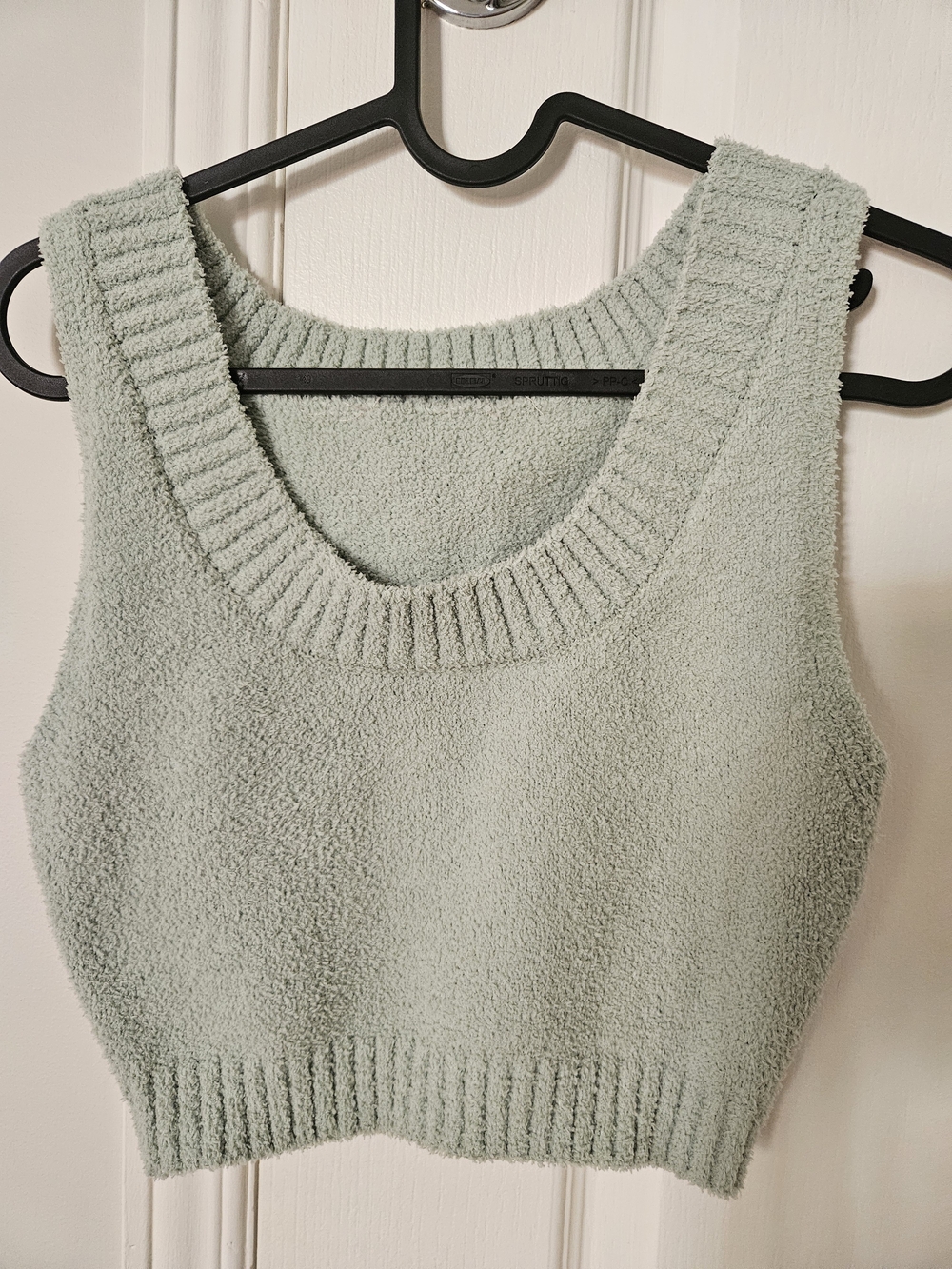 Cozy Cropped Tank Green Size S La Vie En Rose
